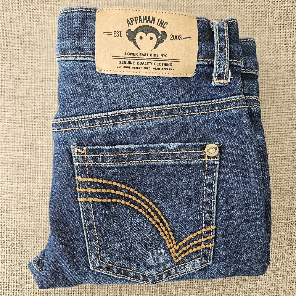 Appaman Girls Blue Denim Jeans Size 5